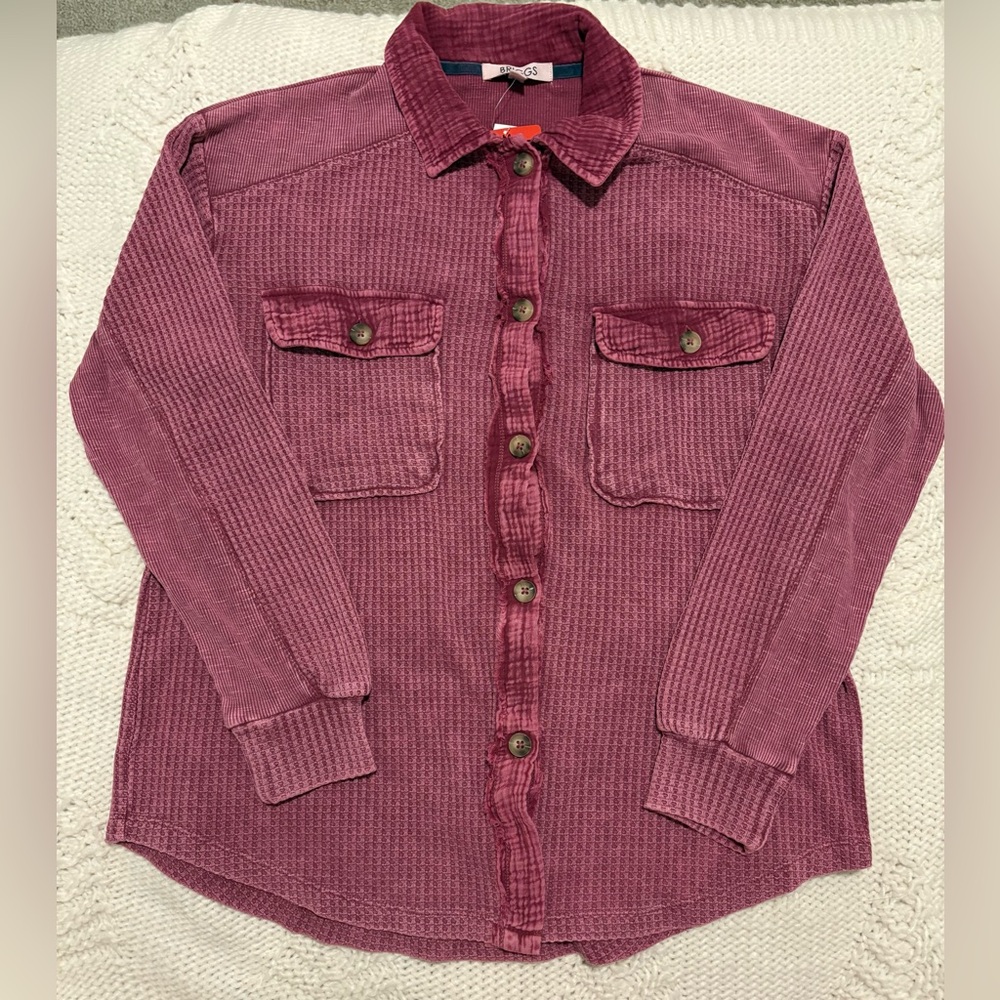Briggs New York Maroon Top